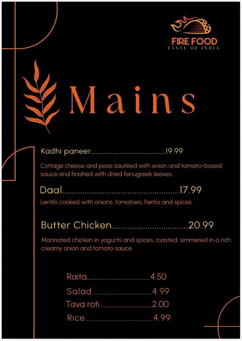 Fire food Indian restaurant photo 9